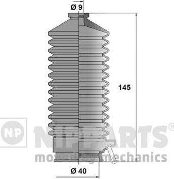 Nipparts N2841030 - Putekļusargu komplekts, Stūres iekārta www.autospares.lv