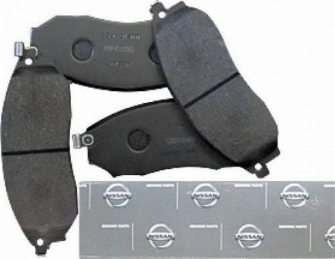 NISSAN 41060-EB325 - Brake Pad Set, disc brake www.autospares.lv