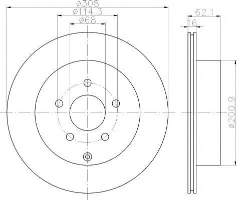 NISSAN 43206-CA000 - Bremžu diski www.autospares.lv