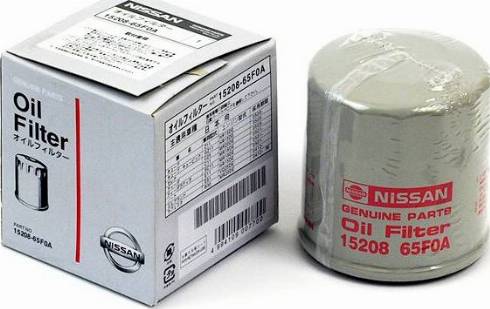 NISSAN 15208-65F0A - Eļļas filtrs www.autospares.lv