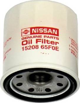 NISSAN 15208-65F0E - Eļļas filtrs www.autospares.lv