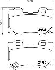 NISSAN D4060JL00J - Bremžu uzliku kompl., Disku bremzes www.autospares.lv