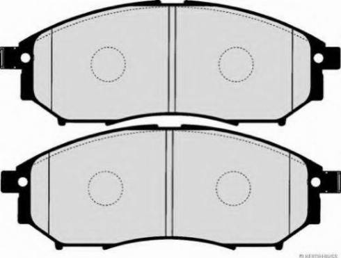 NISSAN D1060-5X00A - Brake Pad Set, disc brake www.autospares.lv