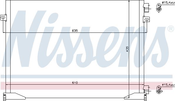 Nissens 940109 - Kondensators, Gaisa kond. sistēma www.autospares.lv