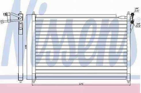 Nissens 94078 - Kondensators, Gaisa kond. sistēma www.autospares.lv