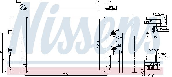 Nissens 941263 - Kondensators, Gaisa kond. sistēma www.autospares.lv