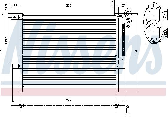 Nissens 94894 - Kondensators, Gaisa kond. sistēma www.autospares.lv