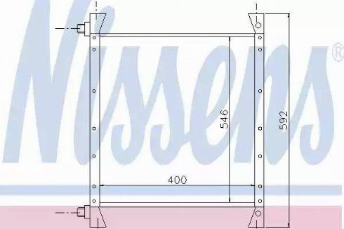 Nissens 94334 - Kondensators, Gaisa kond. sistēma www.autospares.lv