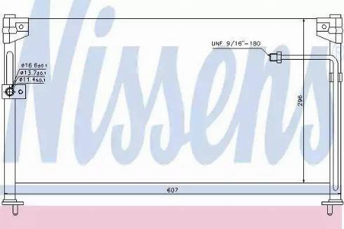 Nissens 94292 - Kondensators, Gaisa kond. sistēma www.autospares.lv