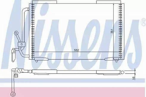 Nissens 94211 - Kondensators, Gaisa kond. sistēma www.autospares.lv