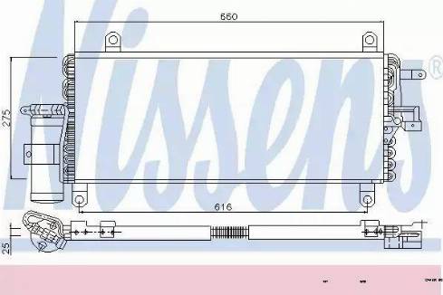 Nissens 94281 - Kondensators, Gaisa kond. sistēma www.autospares.lv