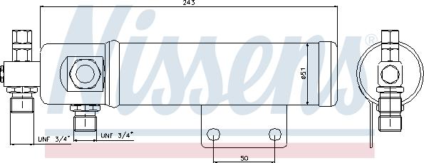 Nissens 95493 - Sausinātājs, Kondicionieris www.autospares.lv