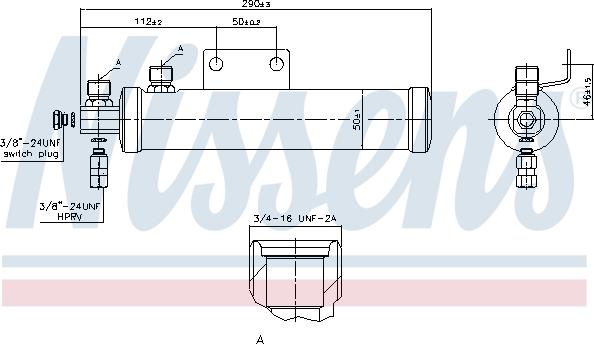 Nissens 95511 - Sausinātājs, Kondicionieris www.autospares.lv