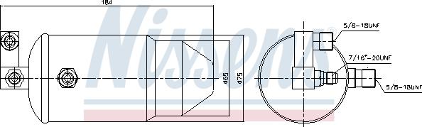 Nissens 95010 - Sausinātājs, Kondicionieris autospares.lv