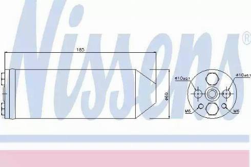 Nissens 95191 - Sausinātājs, Kondicionieris www.autospares.lv