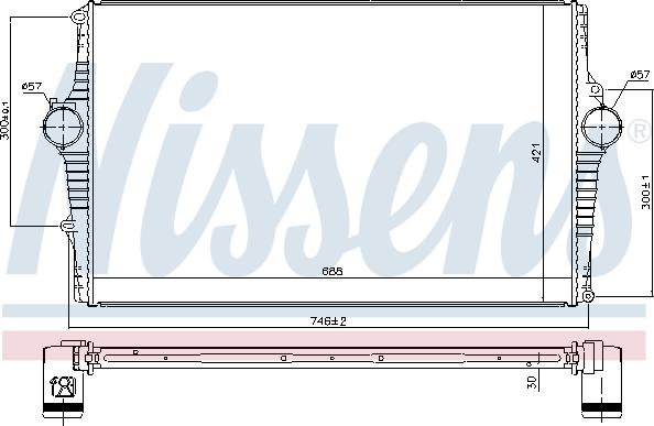 Nissens 969002 - Starpdzesētājs www.autospares.lv