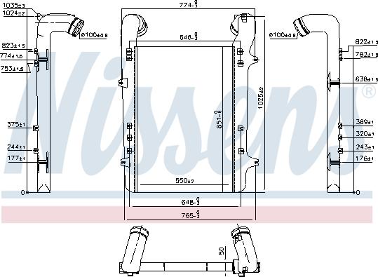 Nissens 96975 - Starpdzesētājs www.autospares.lv