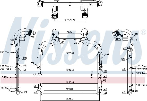 Nissens 96424 - Starpdzesētājs www.autospares.lv