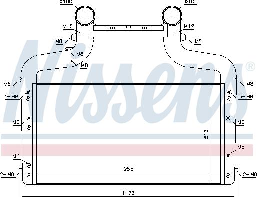 Nissens 96083 - Starpdzesētājs www.autospares.lv