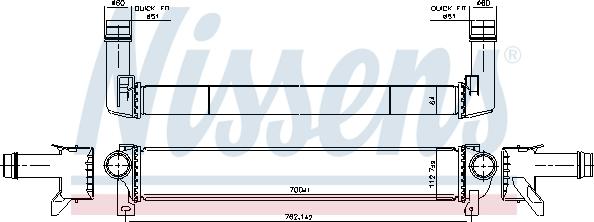 Nissens 961599 - Starpdzesētājs www.autospares.lv