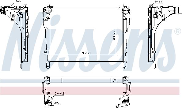 Nissens 961566 - Starpdzesētājs www.autospares.lv