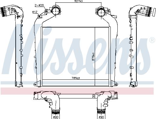 Nissens 961574 - Starpdzesētājs www.autospares.lv