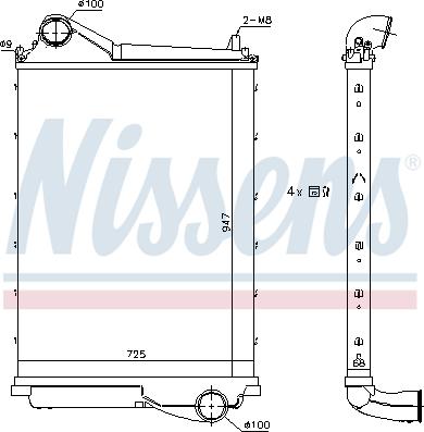 Nissens 961185 - Starpdzesētājs www.autospares.lv