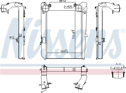 Nissens 961314 - Starpdzesētājs www.autospares.lv