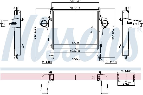 Nissens 961299 - Starpdzesētājs www.autospares.lv