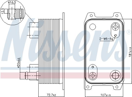 Nissens 90941 - Eļļas radiators, Automātiskā pārnesumkārba www.autospares.lv