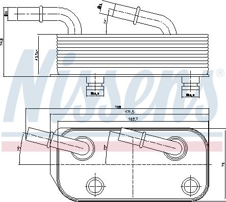 Nissens 90658 - Eļļas radiators, Automātiskā pārnesumkārba www.autospares.lv