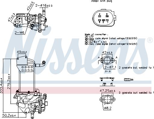 Nissens 98359 - Izpl. gāzu recirkulācijas vārsts www.autospares.lv