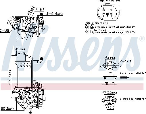 Nissens 98358 - Izpl. gāzu recirkulācijas modulis www.autospares.lv