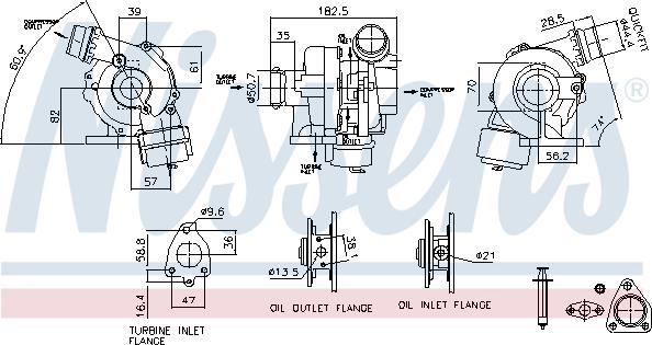 Nissens 93411 - Kompresors, Turbopūte www.autospares.lv