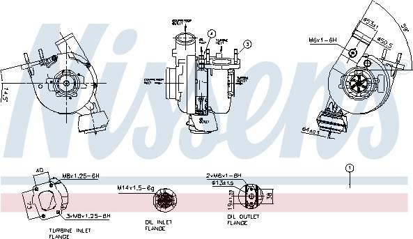 Nissens 93483 - Kompresors, Turbopūte autospares.lv