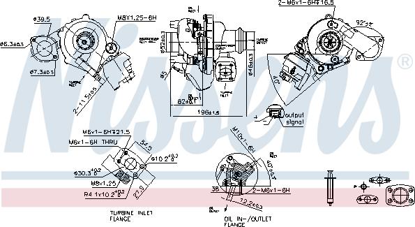 Nissens 93421 - Kompresors, Turbopūte autospares.lv