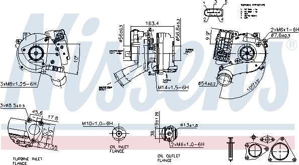 Nissens 93501 - Kompresors, Turbopūte www.autospares.lv