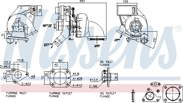 Nissens 93517 - Kompresors, Turbopūte www.autospares.lv