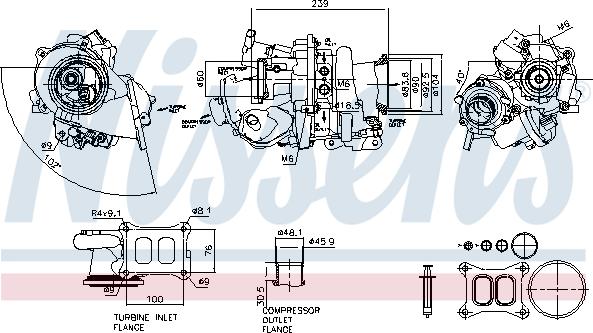 Nissens 93631 - Kompresors, Turbopūte www.autospares.lv