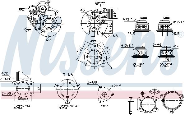 Nissens 93633 - Kompresors, Turbopūte www.autospares.lv