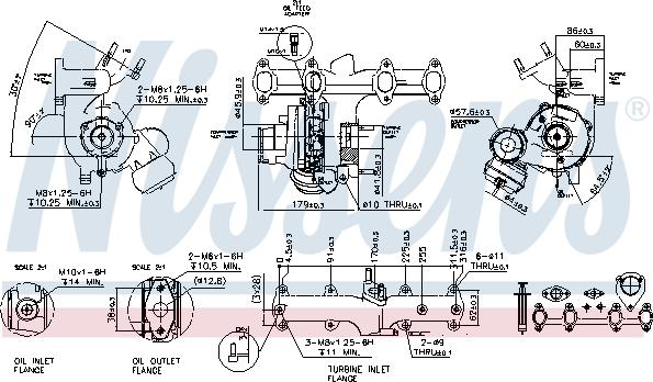 Nissens 93091 - Kompresors, Turbopūte autospares.lv