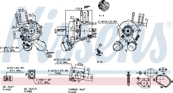 Nissens 93042 - Kompresors, Turbopūte www.autospares.lv