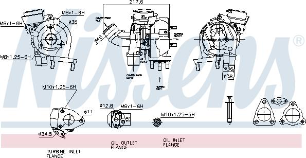 Nissens 93083 - Kompresors, Turbopūte autospares.lv