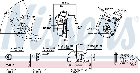 Nissens 93039 - Kompresors, Turbopūte www.autospares.lv