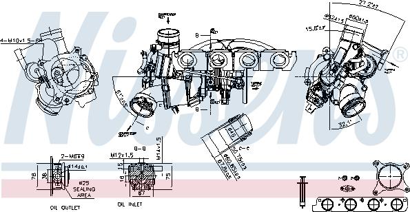 Nissens 93194 - Kompresors, Turbopūte autospares.lv