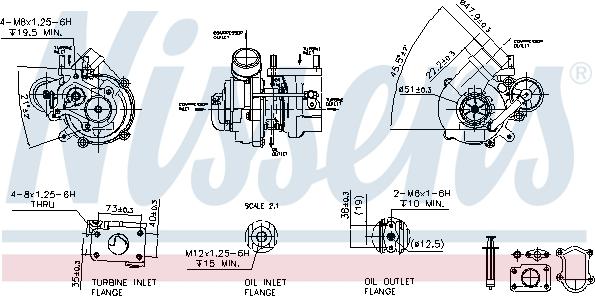 Nissens 93158 - Kompresors, Turbopūte www.autospares.lv