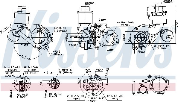 Nissens 93110 - Kompresors, Turbopūte autospares.lv