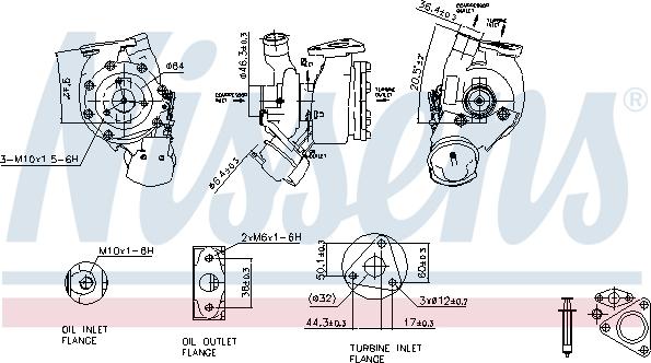 Nissens 93186 - Kompresors, Turbopūte autospares.lv