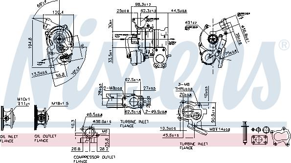 Nissens 93132 - Kompresors, Turbopūte www.autospares.lv