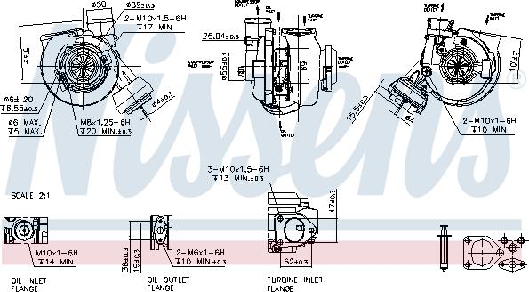 Nissens 93177 - Kompresors, Turbopūte www.autospares.lv